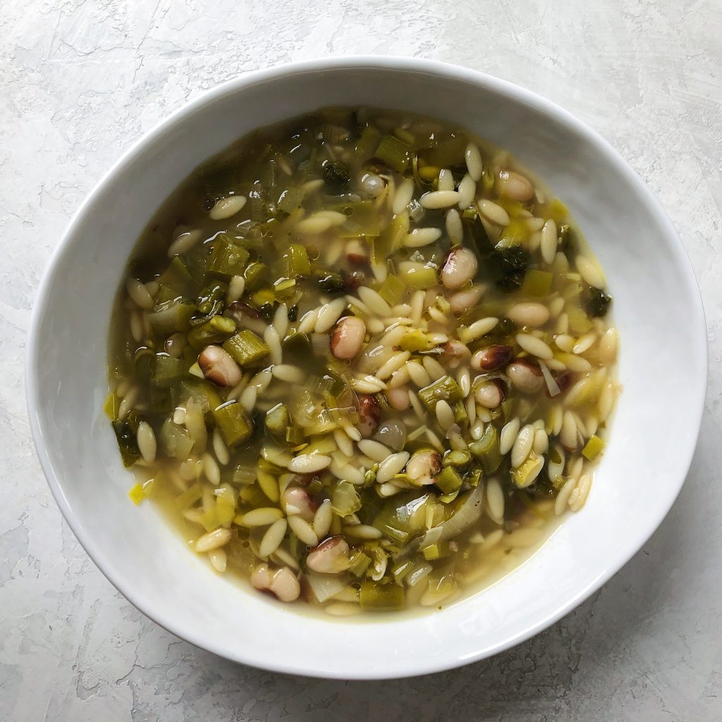 Asparagus Leek Minestrone